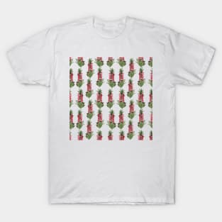 Australian Native Bottlebrush Flower Pattern T-Shirt